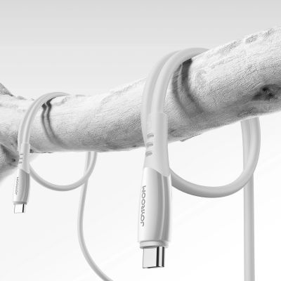 7. Joyroom S-A59 Vibrant Series 60W USB-C - USB-C-Kabel 1,2 m - Weiß