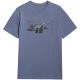 2. Herren T-Shirt 4F M2359 Denim 4FWAW25TTSHM2359 32S