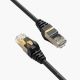 4. Orico PUG-C7 CAT7 10 Gbit/s RJ45 Ethernet-Netzwerkkabel, rund, 20 m, Schwarz