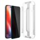 3. Spigen Glas.tR EzFit Privacy gehärtetes Glas für iPhone 15/16 mit Adapter (2 Stück)