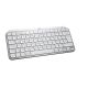 Logitech MX Keys Mini Minimalistische kabellose beleuchtete Tastatur mit Funkfernbedienung und Bluetooth, QWERTZ-Tastatur, Englisch, Grau
