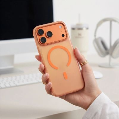 7. Tech-Protect MagZero MagSafe Hülle für iPhone 17 Pro / 18 Pro – mattes Orange