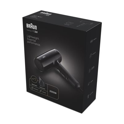 8. Braun HD2.0 Haartrockner 2000W Schwarz