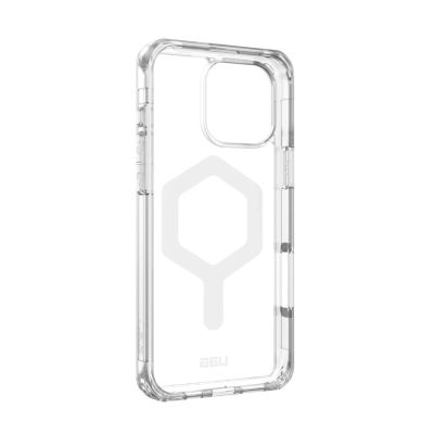 6. UAG Urban Armor Gear Plyo MagSafe Hülle für Apple iPhone 16 Pro Max, Eis (transparent)/Weiß