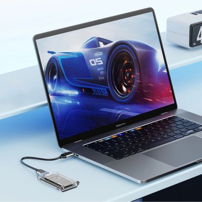 6. Orico TC10-MS MSATA USB-C 3.2 5Gb/s Festplattenmodul - Transparent