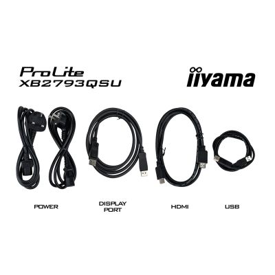 18. iiyama ProLite XB2793QSU-B1 Computermonitor 68,6 cm (27") 2560 x 1440 px Quad HD LED Schwarz