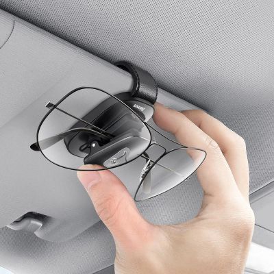 7. Baseus Platin Fahrzeug Brillen clip Nabenklemmung schwarz (ACYJN-B01)