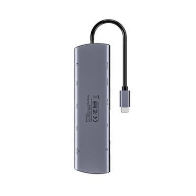 9. UNITEK D1113BGY01 Hubs und Konzentratoren 2 x USB 3.2 Gen 2 (3.1 Gen 2) Typ-C 1000 Mbit/s Grau