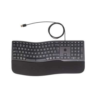 HP 480 Comfort Kabelgebundene Tastatur Schwarz 8T6M1AA
