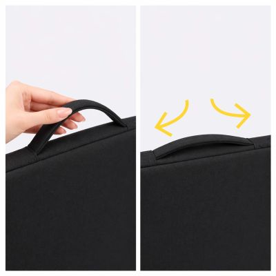 6. Wozinsky WTNP-17B 17"-Laptoptasche mit ausziehbarem Griff – Schwarz