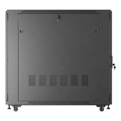 10. Lanberg FF01-6222-23B 22U Rack, freistehend, schwarz