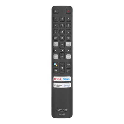 7. SAVIO Universalfernbedienung für Fernseher / Ersatz für TCL Smart TV RC-15