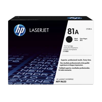 17. Original HP 81A LaserJet Tonerkartusche, Schwarz