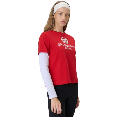 4. Damen-T-Shirt 4F F2738 rot 4FWSS26TTSHF2738 62S
