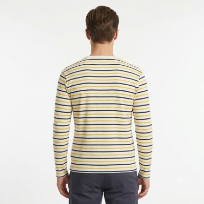 4. Herren Langarm-Sweatshirt mit Streifenmuster „Wood Wood Mel“ -10235404-2323