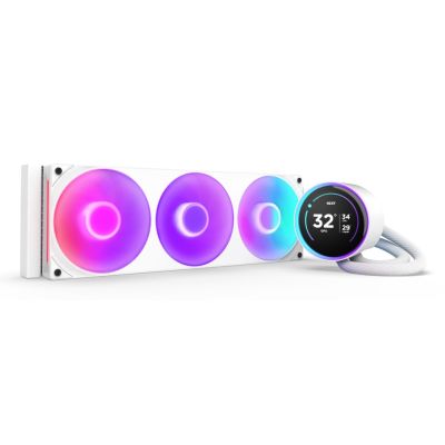 NZXT WASSERKÜHLER KRAKEN ELITE 360 RGB 2203-12J All-in-One 12cm Weiß 1 Stück.