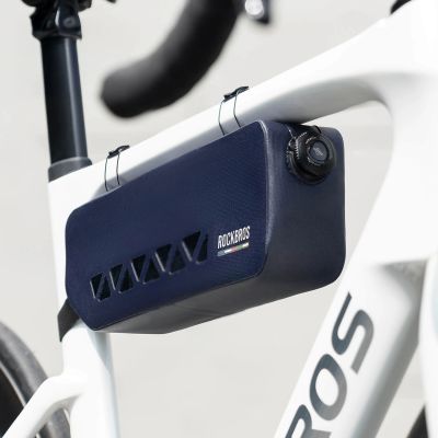 3. Rockbros AS-140 ROAD TO SKY wasserdichte Rahmentasche 1,7 l - blau