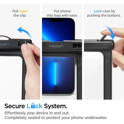13. Spigen Aqua Shield A601 Gehäuse wasserdicht IPX8 - schwarz