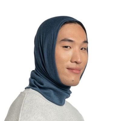 6. Buff Merino Midweight Multifunktionstuch Blau