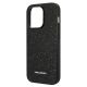 6. Karl Lagerfeld Glitzer-Logo-Hülle für iPhone 14 Pro Max – Schwarz