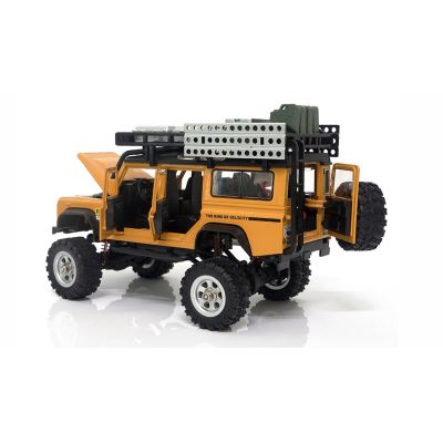 3. Amewi RC-Auto D90X28 Crawler 4WD mit Li-Po-Akku (300 mAh), gelb, ab 8 Jahren