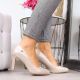 3. Sergio Leone W SK3AC perlenbesetzte Pumps in Nude 