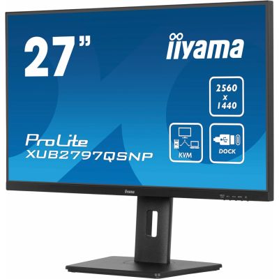 6. iiyama ProLite XUB2797QSNP-B1 Monitor 27" 2560 x 1440 px Wide Quad HD LED Schwarz