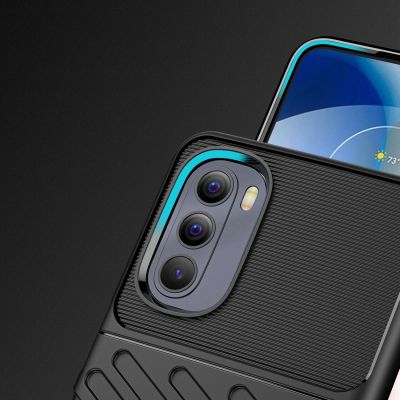 4. Thunder Case flexible gepanzerte Hülle für Motorola Moto G Stylus 2022 schwarz