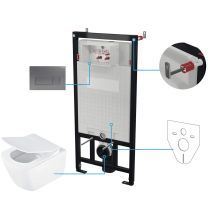 6-in-1 Unterputz-WC-Set