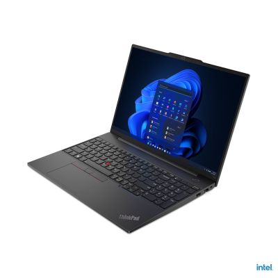 2. Lenovo ThinkPad E16 i5-1335U 16" WUXGA TouchIPS 300 Nits 16 GB DDR4 SSD512 Iris Xe Kamera 1080p 47 Wh Hintergrundbeleuchtete Tastatur FgPr W11Pro Graphitschwarz (REPACK) 2 Jahre