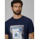 3. Herren-T-Shirt mit Aufdruck, regulär, Größe 4F 4FWSS26TTSHM3034-31S