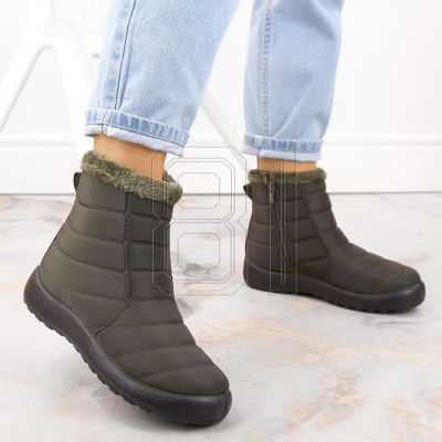 6. Flache isolierte Schneestiefel Potocki W WOL198A grün
