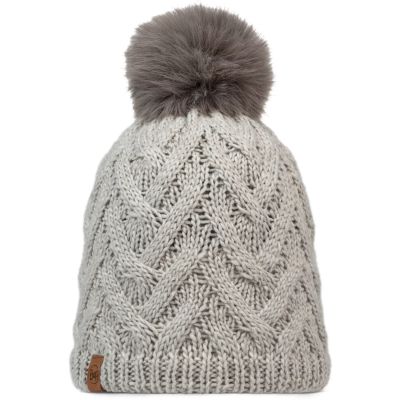 Buff Knitted Fleece Caryn Beanie 13674301410 Grau One size