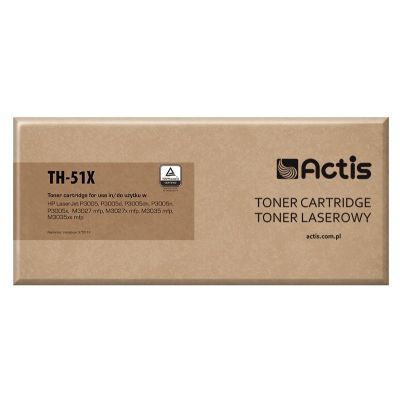 Actis TH-51X Toner (ersetzt HP 51X Q7551X; Standard; 13.000 Seiten; Schwarz)