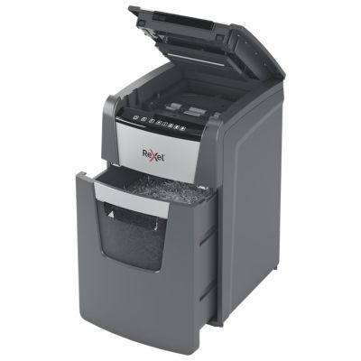 2. Rexel Optimum AutoFeed+ 130X Aktenvernichter, (P-4), 130 Blatt, 44-l-Behälter