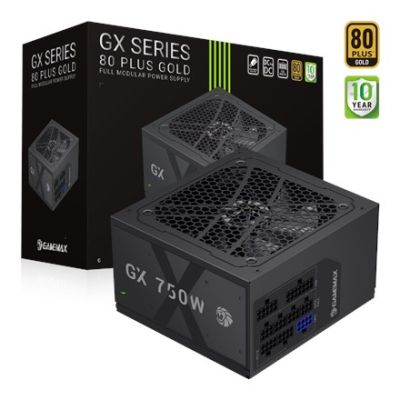 Gamemax Netzteil | GX 750GF | 750 W | Gold | Vollmodular