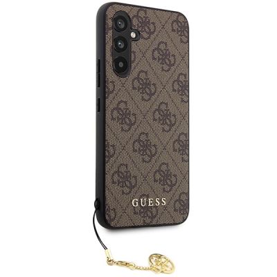 4. Guess 4G Charms Collection Hülle für Samsung Galaxy A54 5G - Braun