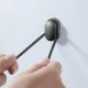 10. Baseus Small Shell Kleiderbügel für Auto, Zuhause, Garage 4 Stück - schwarz