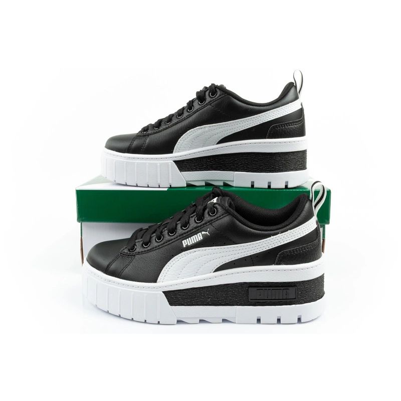 10. Puma Mayze Damen Sportschuhe Sneakers Plateau schwarz weiß modisch