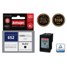 Activejet AH-652BR Tinte (ersetzt HP 652 F6V25AE; Premium; 20 ml; Schwarz)
