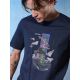 4. Herren-T-Shirt mit Aufdruck, regulär, Größe 4F 4FRSS26TTSHM3659-31S