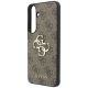 6. Guess Leder-Schutzhülle mit Metalllogo für Samsung Galaxy S26 FE – Braun