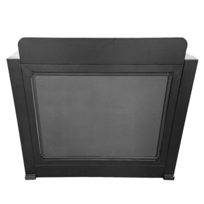 12. DJ BOOTH BK – DJ-Pulttisch, RGB-LED-beleuchtete Tafel, Fernbedienung, Stifte, Abdeckung