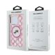 5. Karl Lagerfeld IML Monogram Karl & Choupette Head MagSafe-Hülle für iPhone 15 Pro – Rosa