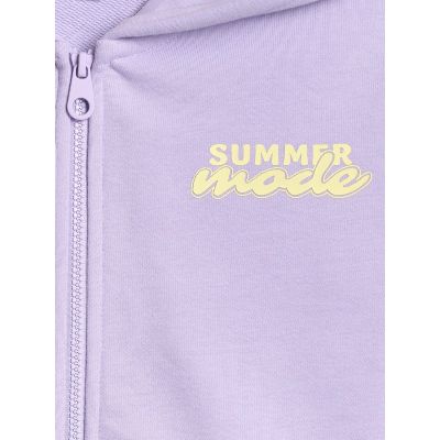 9. Lockerer Mädchen-Sweatshirt mit Kapuze 4F 4FJRSS26TSWSF2936-52S