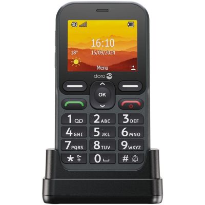 4. Doro Leva L10 6,1 cm (2,4") 120,7 g Schwarz Funktionshandy