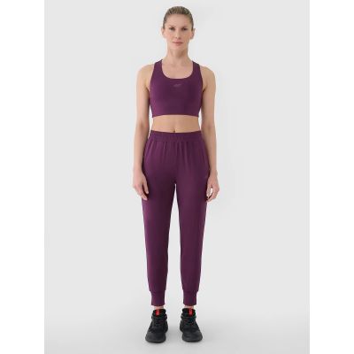 6. Schnelltrocknende Trainingshose für Damen 4F 4FRSS25TFTRF0789-50S