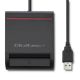 QOLTEC Smart-ID-Chipkartenleser USB 2.0 | Plug & Play