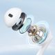 10. Joyroom JR-EW01 In-Ear-Kopfhörer mit Miniklinke und Fernbedienung – weiß