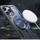4. Hybrid Armor Trendige Hülle mit MagSafe für iPhone 16 Pro Max – Blau